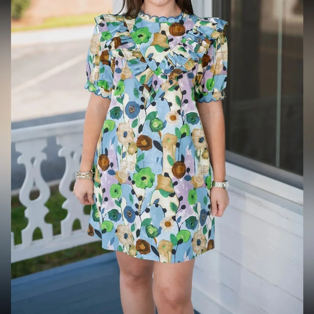 Floral Ruffle Dress - Picture 1 of 1